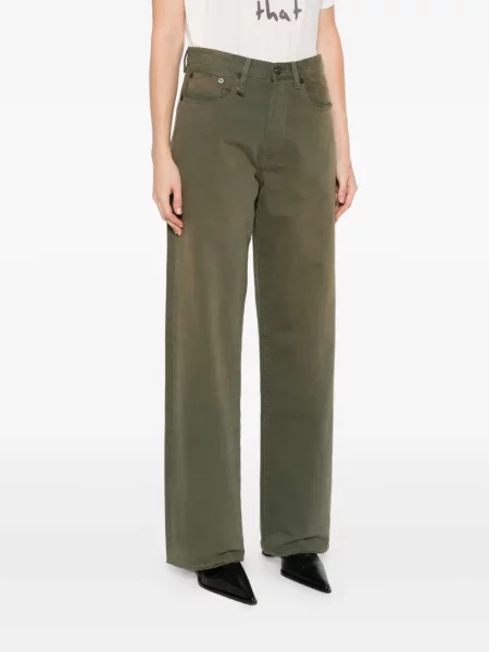 Blugi R13 cu 5 buzunare verde