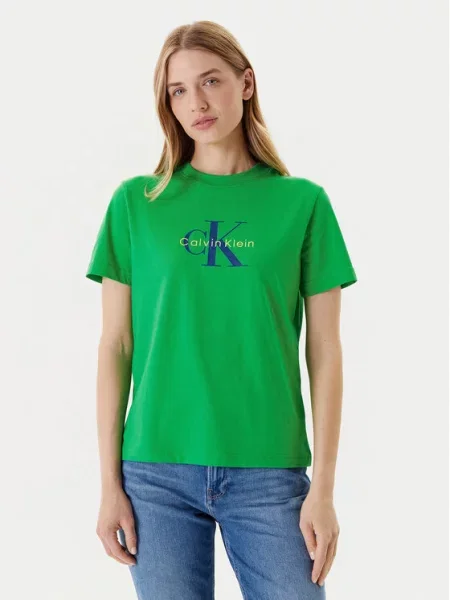 Calvin Klein Jeans T-Shirt Hero Classic zielony