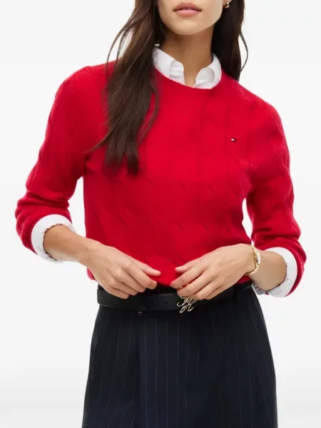 Pulover Tommy Hilfiger roșu