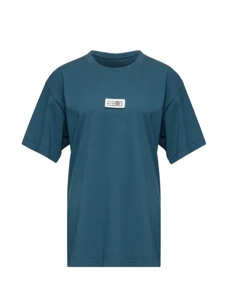 Tricou Mm6 Maison Margiela cu autograf albastru