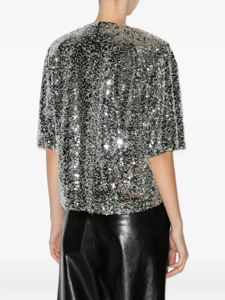 Top Isabel Marant argintiu