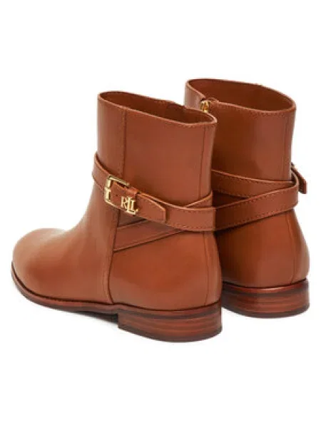 Bokacsizma LAUREN RALPH LAUREN Brooke Bt 2 barna