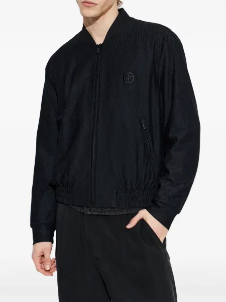 Geacă bomber Giorgio Armani cu autograf negru