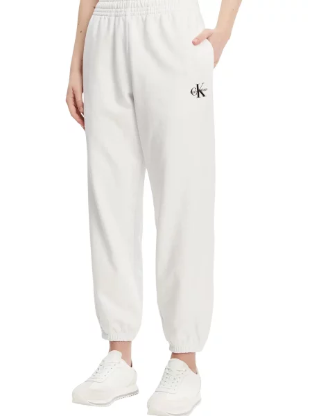 Ženske trenirke Calvin Klein bijela