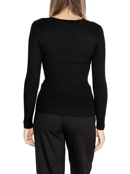 Sweter Morgan De Toi z długim rękawem czarny