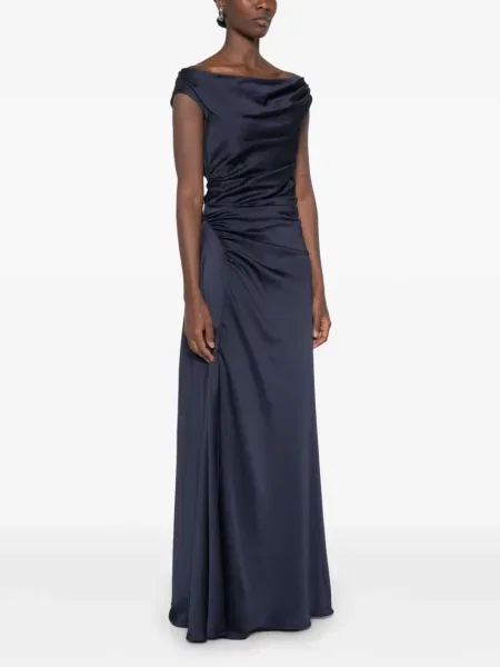 Rochie maxi Simkhai cu volane albastru
