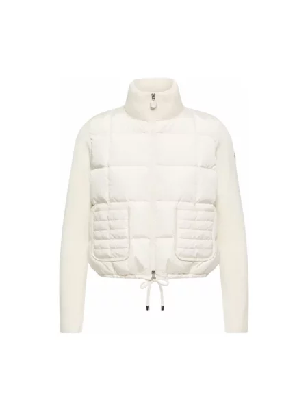 Kardigan Moncler wełniany biały