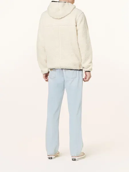 Tommy Jeans Kurtka Pluszowa beige biała