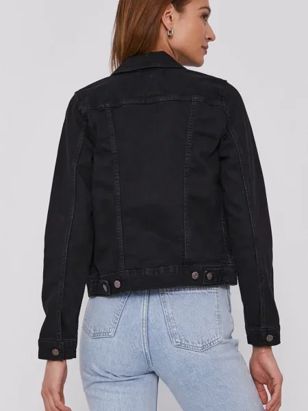 Džínová bunda Levi's přechodná černá