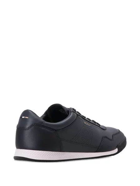 Sneakerși Boss din piele albastru