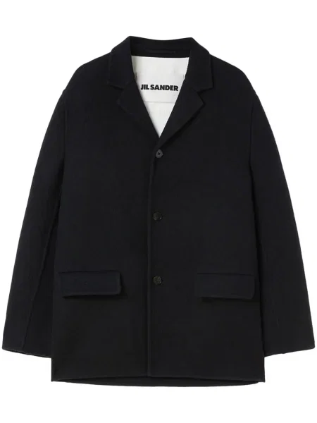 Geacă Jil Sander de lână negru
