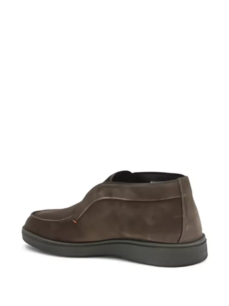 Ghete desert Santoni din piele de căprioară maro