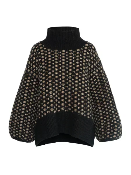 Sweter Hést wełniany czarny