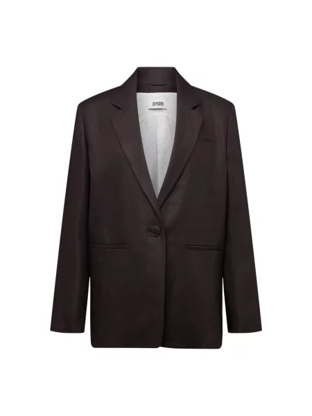 Drykorn Blezer Mowtie Z Lnu braun brązowa