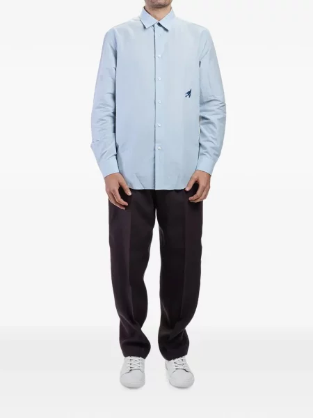 Cămașă Paul Smith cu broderie albastru