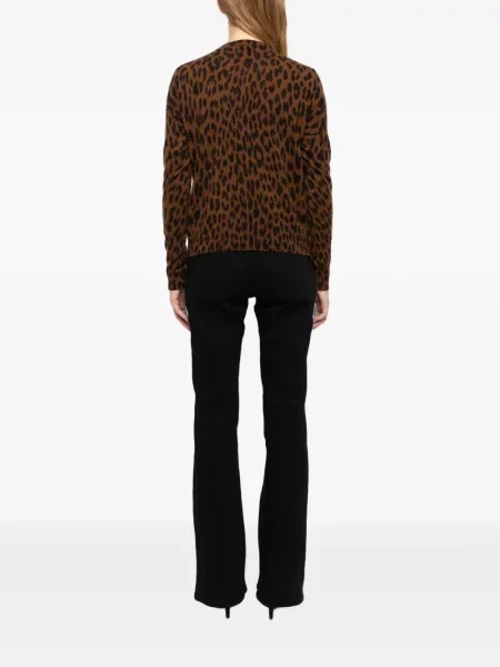 Cardigan Zadig&voltaire cu model leopard maro