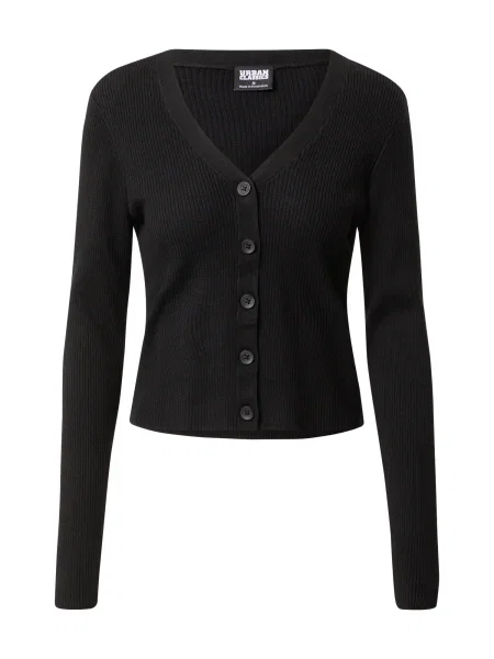 Urban Classics Geacă tricotată negru