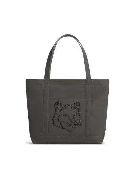 Torebka Maison Kitsune szara