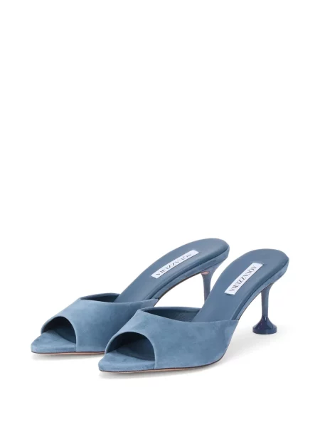 Papuci tip mules Aquazzura albastru