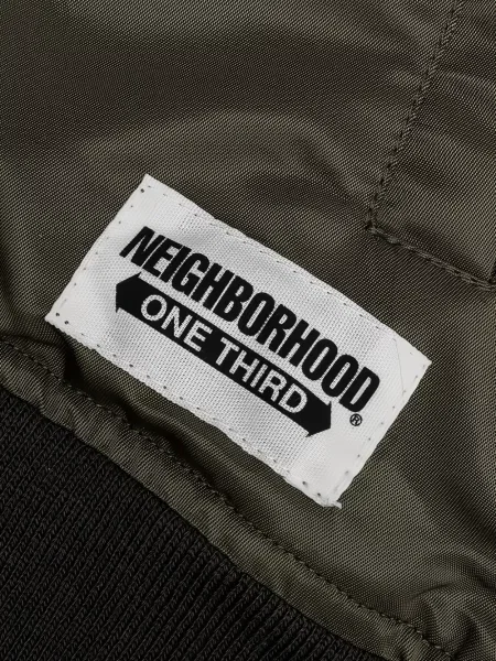 Kurtka bomber dziecięcy Neighborhood zielony