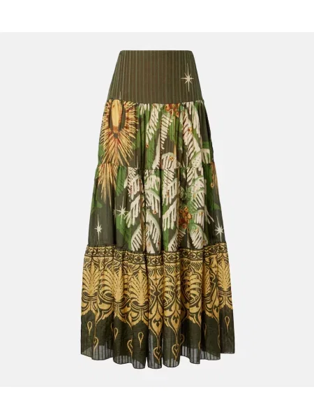 Maxi fusta maxi Johanna Ortiz din jacard