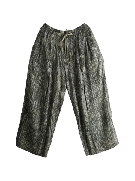 Pantaloni Ziggy Chen cu cordon verde