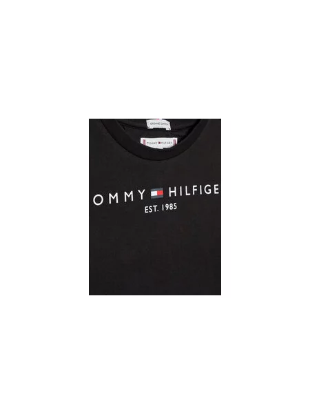 Tommy Hilfiger Marškinėliai Essential M Juoda balta