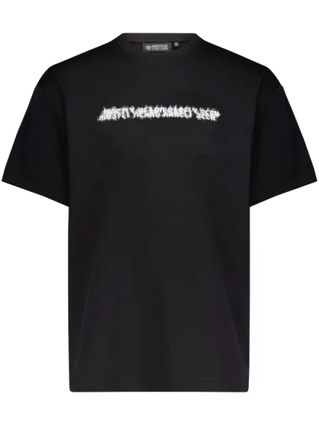 Tricou Mostly Heard Rarely Seen cu broderie negru
