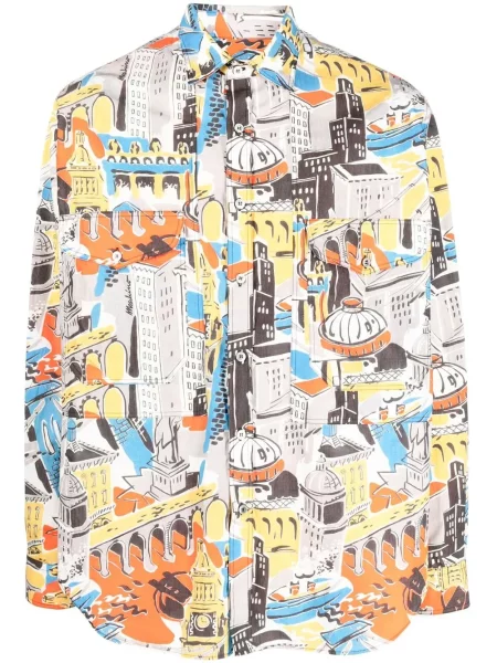 Lung cămașă Moschino cu imagine