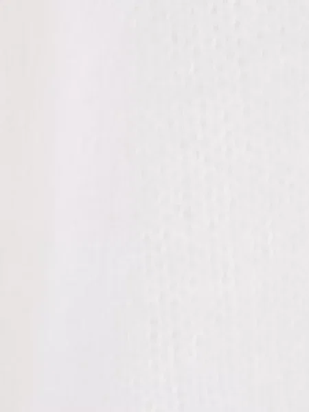 Pulover Loewe cu broderie scurt alb