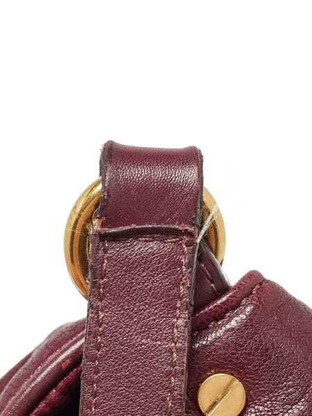 Kožená retro kožená taška Marc Jacobs Vintage červená