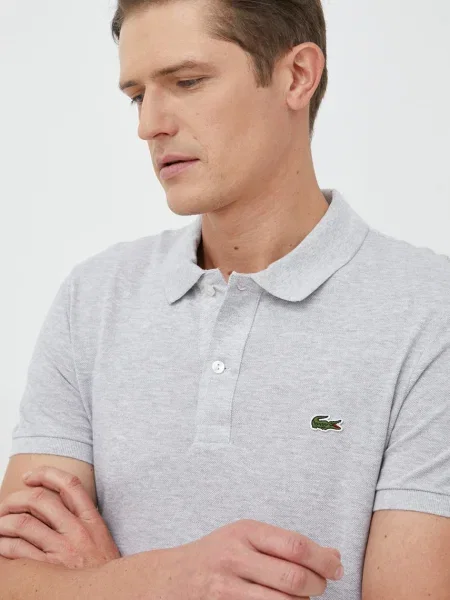 Lacoste polo tričko šedé
