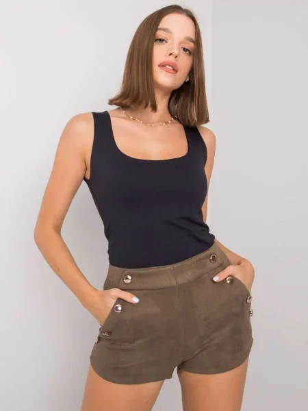 Pantaloni scurți Rue Paris kaki