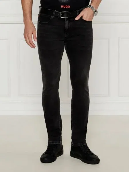 HUGO Farmer | Extra slim fit fekete