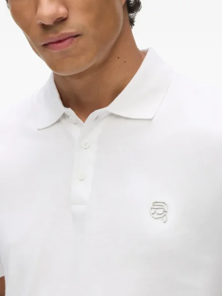 Polo Karl Lagerfeld alb