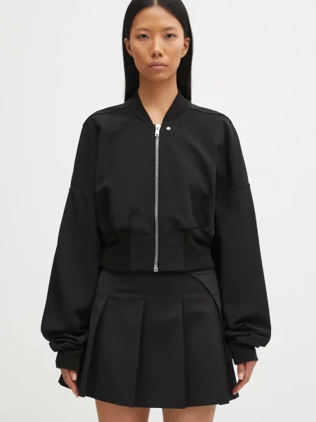 Rick Owens Lilies kurtka Flight przejściowa czarny