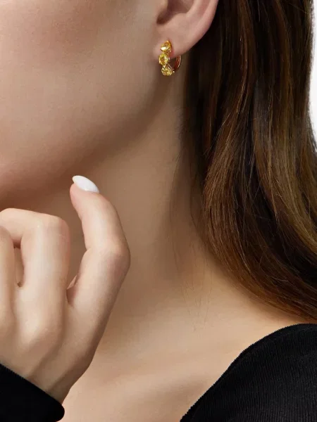 Cercei Jewels Aficionado galben