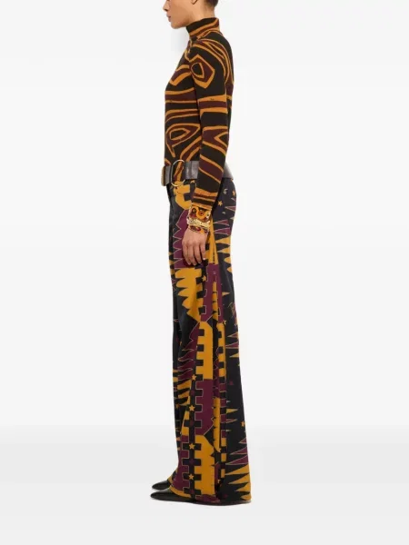 Pulover Pucci de lână cu imagine negru