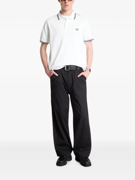 Tricou polo Fred Perry alb