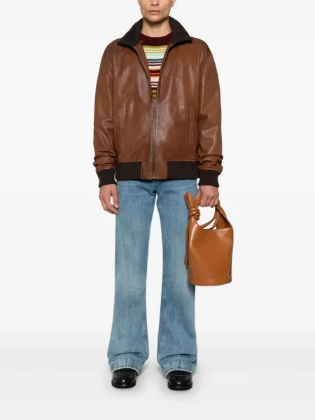 Geanta de piele Loewe maro