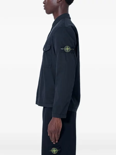 Cămașă Stone Island cu strasuri negru