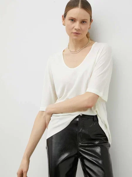 By Malene Birger Tričko béžové