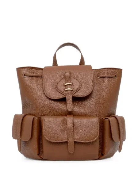 Rucsac Coccinelle din piele maro