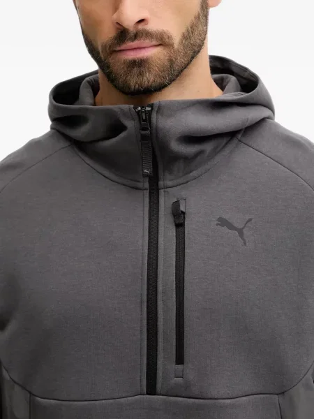 Hanorac cu glugă Puma cu imagine gri