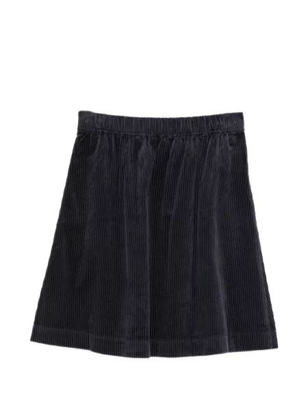 Fustă midi Marc O'polo de catifea cord albastru