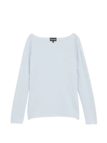 Top Emporio Armani tricotate albastru
