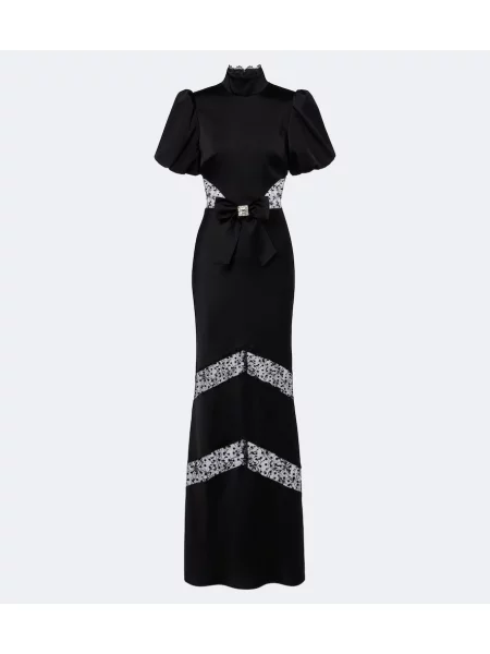Rochie maxi Rebecca Vallance cu funde negru