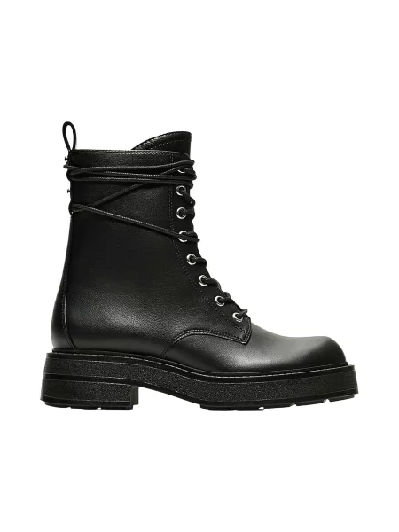 Bershka Ghete cu șireturi negru