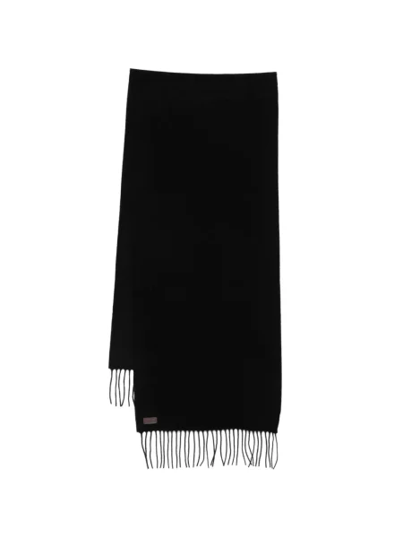 Fular Canali cu franjuri negru