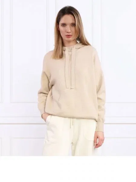 Calvin Klein Hanorac cu adaos de cașmir bej